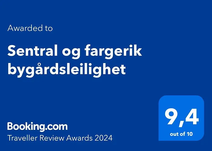 Sentral Og Fargerik Bygardsleilighet Lägenhet